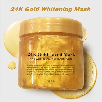 24k Artë Fytyrës Maskë të Artë Anti-Trajtim fytyre Anti-rrudhë Shërimit & Zbardhjen Moisturizer për Fytyrën Femrat Produkteve të Kujdesit të Lëkurës