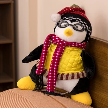 45cm Miqtë Hugsy Lodra Pelushi, Joey Mikut Rakela Penguin Mbushur të Butë Kukulla Simpatike Jastëkë të Kafshëve Dhuratë Ditëlindjen për Fëmijët