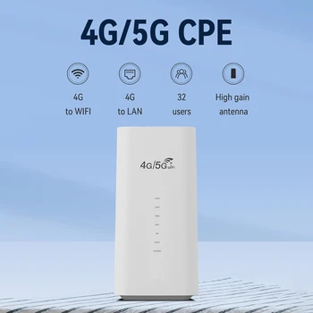 4G LTE WiFi Router 300Mbps Router Wireless 3 RJ45 me Slot Kartën SIM të Gjerë Mbulimi Antenë të Brendshme Portativ Rrjetit