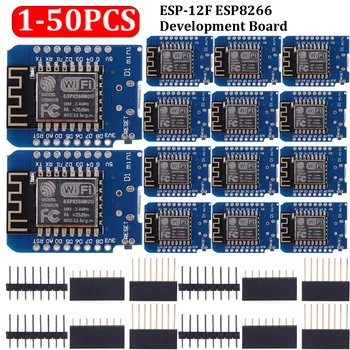 50-1PCS D1 Mini ESP8266 PQV-12F WIFI Internet Gjëra të Zhvillimit të Bordit të Lloj-C Mikro USB Mini NodeMCU Lua IOT Bord Me Këmbët