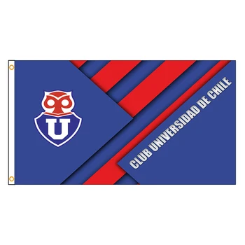 90x150cm Kili Klubit Universidad de Sociale y Flamurin Poliestër Shtypur Lojë Futbolli Flamur Për Dekorimin