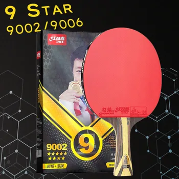 ADSH 9 Star Tabela Tenis Raketë Profesionale 5 Druri 2 ALC Fyese Ping Pong Raketë me Uraganit Ngjitet Gome