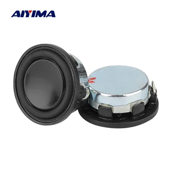 AIYIMA 2Pcs 1 Inç Mini Kryetarit 4 8 Om 3W 28MM Gamë të Plotë të Shëndoshë Midrange Bas PU Anën e Folësit Bluetooth Ultra-Hollë Altoparlantët