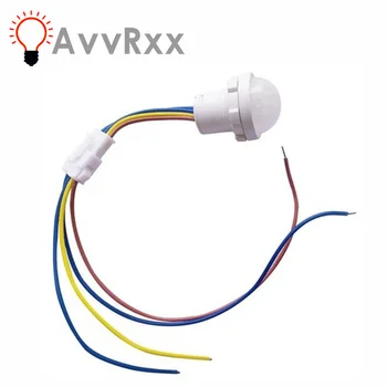 AvvRxx Mini Dollap Sensor PIR Detektor i Zgjuar Kaloni 110V 220V PIR infra të kuqe të Sensor Lëvizje Zbulimin Automatik, Sensor Dritë të Kaloni