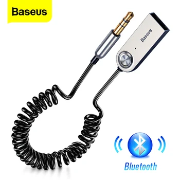 Baseus Bluetooth Adapter USB Dongles Kabllo Për Makinën 3.5 mm AUX Bluetooth V5.0 4.2 4.0 Bluetooth, Marrësi I Kryetarit Audio Transmetues