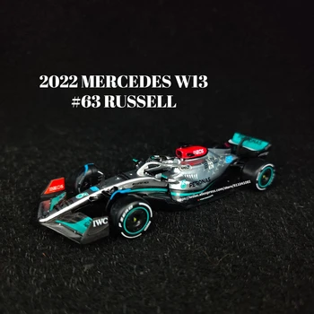 Bburago 2016-2022 Mercedes F1 Makinë Model 1:43 W10 W12 W13 #44 Hamliton #63 Rasëll #77 Bottas Formula 1 Racing Miniaturë Lodër