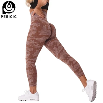 Camo Seamless Yoga Dollakë Gratë Atletike Stërvitje E Palestër Prapanicë Të Heqë Pre Sportive Pantallona Bel Të Lartë Palestër Triko Stërvitje Activewear