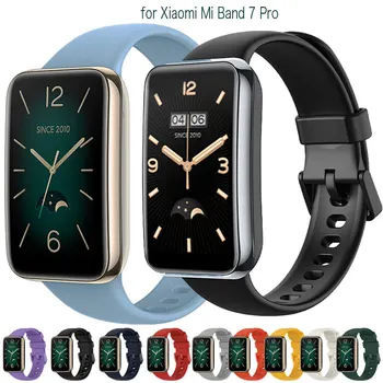 Correa Silikoni Rrip Për të Xiaomi Mi Band 7 Pro Zyrtare Camoufla Wristband Byzylyk Smartwatch për Miband 7Pro Watchband Bandje
