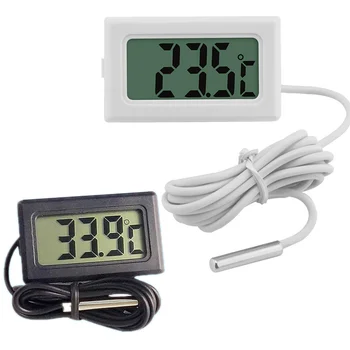 Digital LCD Masë -50 Për 110 Shkallë Celsius Makinë Temperatura Metër Ujë Temp Vlerëson Makinë Pjesë Temperatura Sensor Auto Pjesë