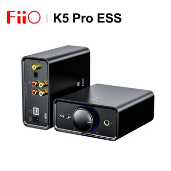 FiiO K5 Pro ESS Desktop DAC Dekoderi Kufjeve Përforcues ES9038Q2M XMOS 768K/32Bit PCM DSD 512 6.35 mm RCA Linjë Rezultatet