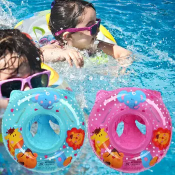Foshnja Pishinë Unaza Vend Të Bukur Inflatable Notuar Unazë Noton Vend Të Notuar Rreth Me Të Dyfishtë Për Të Trajtuar Fëmijën Mosha Pool Ndihmës Lodra
