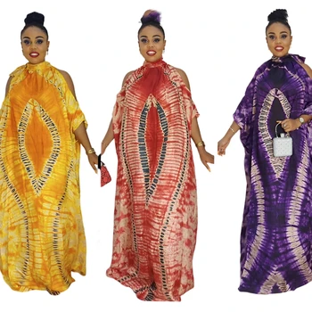 Free Style Kombëtar Afrikan Karakteristikat Model Klasik Byrynxhyk Off-the-sup Stand-up Jakë Plus Size Dresses