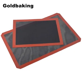 Goldbaking Premium Jo-Ngjit Silikoni Pjekje Mat për Bukën në Furrë të Pasagjerëve Shpuar Steaming Rrjetë Pad Madhësi të Plotë Gatim Fletë