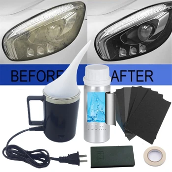 Headlight Restorer Fumigation Kit Car Headlight Rivendosjes Avullore 220V BE-së Plug Polimer me Avull Vendosur Headlight për Lustrim Makina