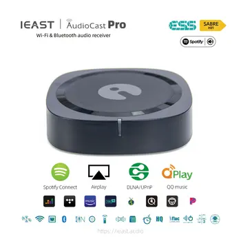 IEAST AudioCast Pro M50 wireless WiFi audio marrësi multi dhomë airplay Bluetooth 5.0 music box hifi sistemit spotify tidealit pando