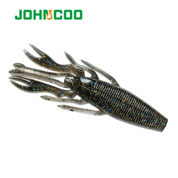 JOHNCOO 6pcs/8pcs Lures Peshkimit Butë BaitSwimbaits Plastike Joshur Artificial Artificial Karkaleca Lures Butë Crawfish