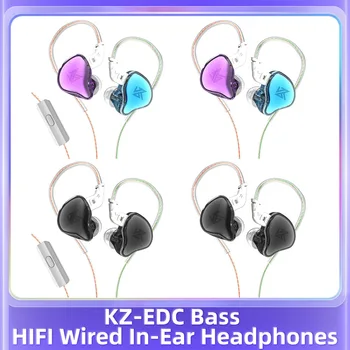 KZ EQD Në vesh 3.5 mm Wired Kufje HiFi Zhurmë duke anuluar Muzikë Sportive të Lojrave të Monitoruar Earbuds Kufje Kufje me Mikrofon