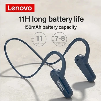 Lenovo XE06 Kufje me Valë Bluetooth IPX7 i papërshkueshëm nga uji i Kufjeve Me Dual Mic Neckband Earphone Për Sport Drejtuar Palestër, Joga