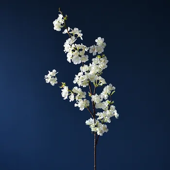 Lule qershi të Gjatë dega e Bardhë dasma dekorimi mariage estetike room dekor të Rreme Lule flores artificiais