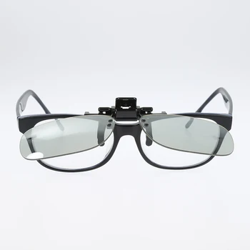 Me Cilësi të lartë Clip-on 0.72 mm Trashësi 3D Syzet Për Miopi Për të Shikuar LG Kinema Pasive 3D Tv Dhe 3D RealD Kinema Dropship
