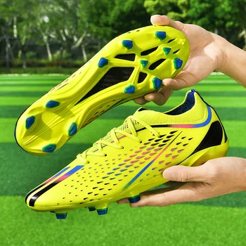 Mens Futbollit Këpucë Jo-Shqip Turf Futbollit Cleats FG të Trajnimit të Futbollit Atlete Chuteira Campo të Anijeve të Lirë të Futbollit Çizme për Meshkuj