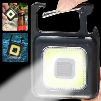 Multifunction Mini Bateri Xhepi Dore Portativ LED Punë të Lehta Keychain Natyrë Flashlighs Kampe Llambë Ecje Dritat