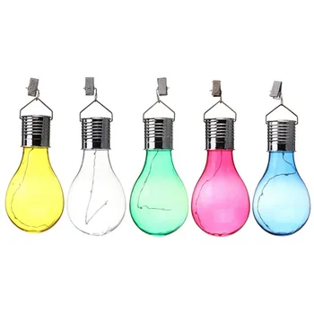 Ngjyra Shtëpi Kopsht Diellore Llambë të Lehta papërshkueshëm nga uji Diellor Rotatable Outdoor Kopshti Kampe Varur Dritë LED Llambë Llambë Dekorimin