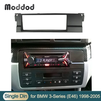 Një 1 Din Tabelë Për BMW Seria 3 E46 1998-2005 Audio CD DVD Stereo Dash Malin Trim Kit Radio Instalimit Panelin Kornizë Bezle