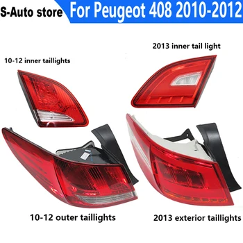 Për Peugeot 408 2010-2013 Makinë Taillight Brenda / jashtë Pasme Dritë të Bishtit të Lehta Llambë Kuvendit