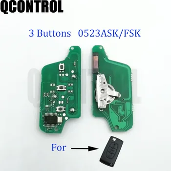 QCONTROL 3 Butonat e Largët të Makinave Kryesore Qark Bordit për CITROEN Berlingo C2 C3 C4 C5 Picasso 433Mhz 7941 Chip CE0523 PYESNI/FSK