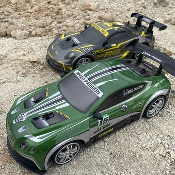RC Makinë 2.4 G 4WD 1:14 Telekomandë Makinë me Shpejtësi të Lartë Sport Depozitim Racing Vechicle me Dritë të Shëndoshë Fëmijë Lodra për Djem Fëmijëve Dhurata