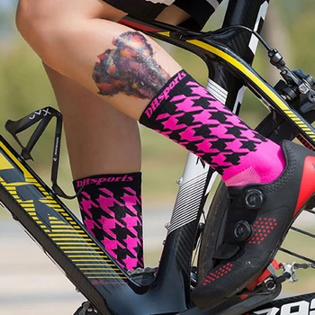 Re DH e SPORTIT të Çiklizmit çorape më të mira Profesionale shokuar Breathable Wicking e Rrugëve të Biçikletave Sport Çorape Compression shitje Drejtimin goditje