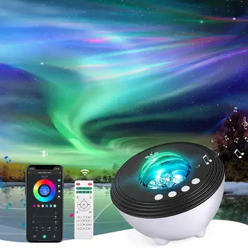 Smart WiFi Zëri i ÇUAR Natën Dritë Starry Aurora Galaxy Projektor Natë Llambë me Alexa APP Kontrollit për Fëmijët e Rritur Jetojnë Room Dekor