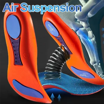 Sport Hark Insoles Ortopedike për Këpucë të Vetme Shoku Thithjen e Divanit Drejtimin Elasticitetin Shtrojë Burra Gra Këpucëve Ortopedike Pads