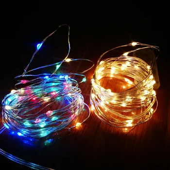 String LED Dritat USB/Bateri Powered Tela Bakri Zanash Dritat Kurorë për Palën e Dasmës Dritat e Krishtlindjeve Dekor 2 M 5M, 10M 30M