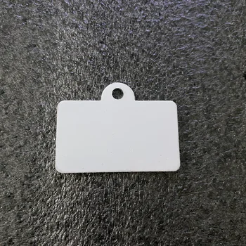 Të personalizuar Adresa Pet Tag Porosi Sublimated Printbale Dy-anësore të Bardhë Alumini Qen Tag me Shumicë
