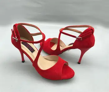 Të rehatshme dhe të Fashional Argjentinë Tango Këpucë Valle Palë Këpucët e Dasmës Këpucë me lëkurë outsole T6291RS