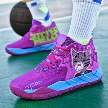 Të reja të Basketbollit Këpucë për Unisex Jo-Shqip Sport Këpucët e Njerëzve në Natyrë e Lartë Fëmijët Atlete Shtëpie të Trajnimit të Lehtë Drejtimin Këpucë