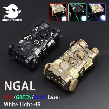 WADSN Taktike të Gjitha Metalike të Përmirësuar Versionin L3 NGAL Red Green blue Dot Lazer IR Sytë Treguesin e Airsoft Armë të Gjuetisë Dore