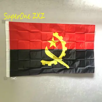 ZXZ të Anijeve të lirë Angola flamurin flamurin 3*5FT 90x150CM Varur Angola flamuj Kombëtarë flamurin për Dekorimin